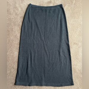 Liz Claiborne Charcoal Maxi Skirt